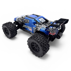Punisher XD 4WD 2S Small Scale, RTR Monster Truck, Blue view 4