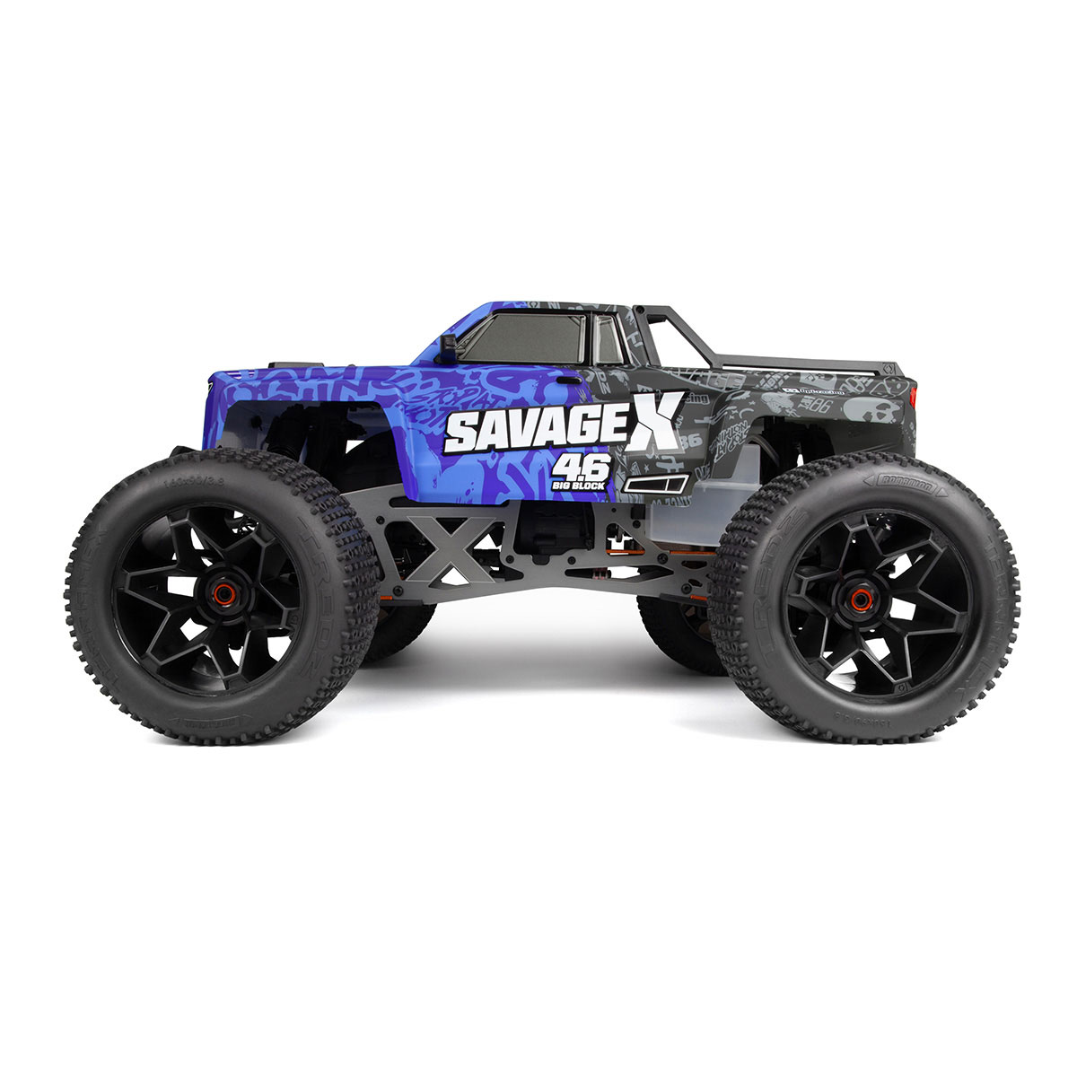 Savage X 4.6 GT-6 - Blue view 3