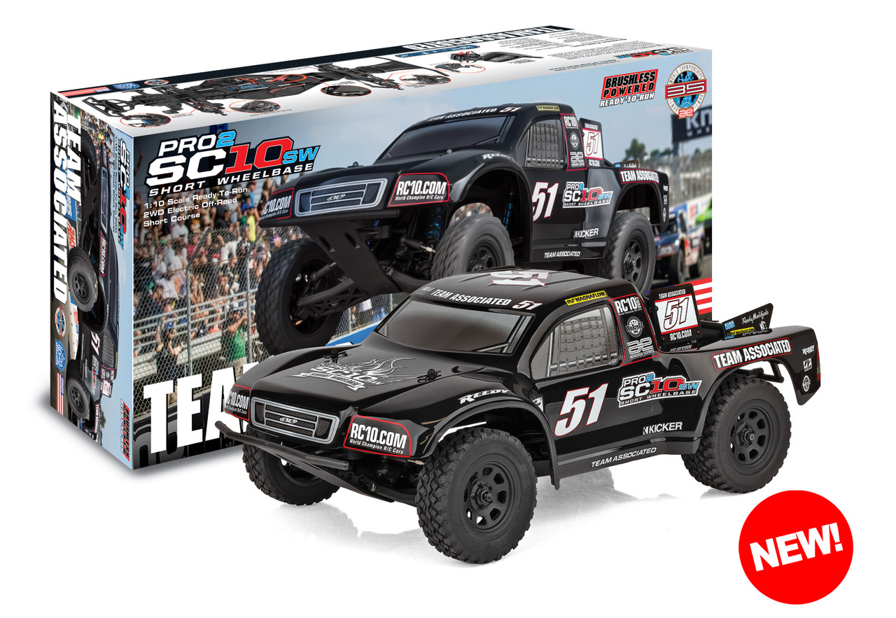 Pro2 SC10SW RTR - Black view 2