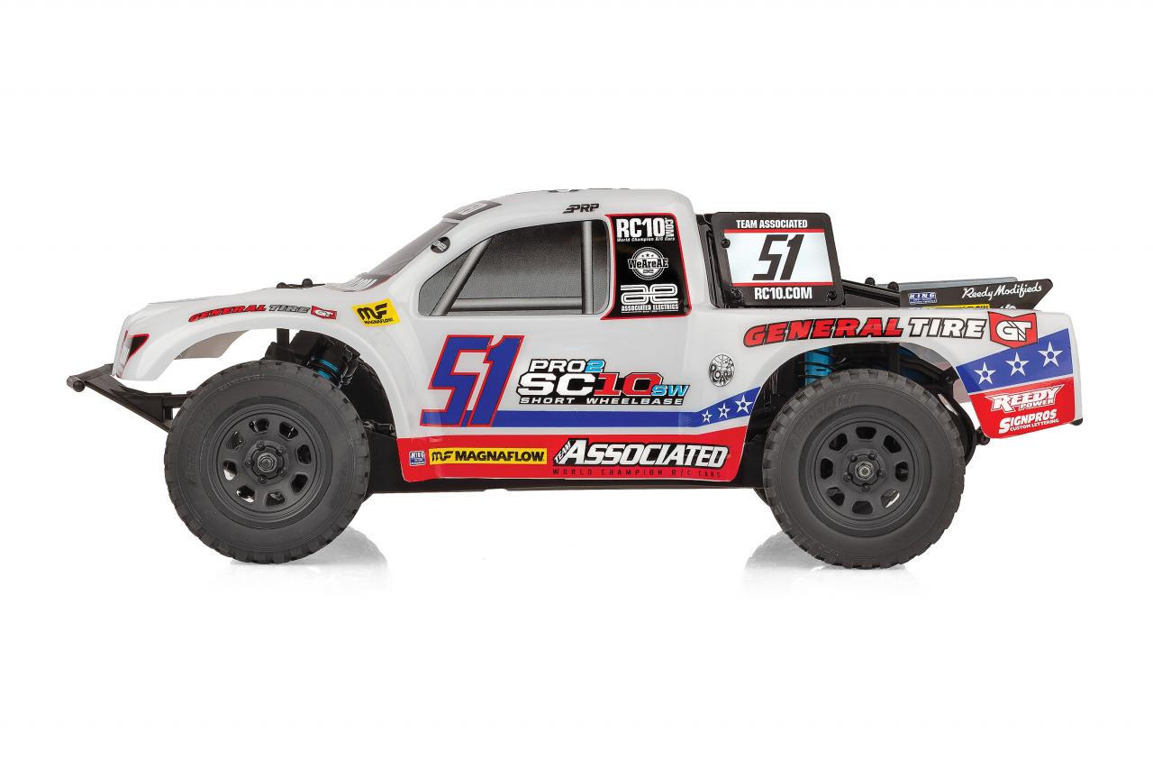 Pro2 SC10SW RTR - White view 3