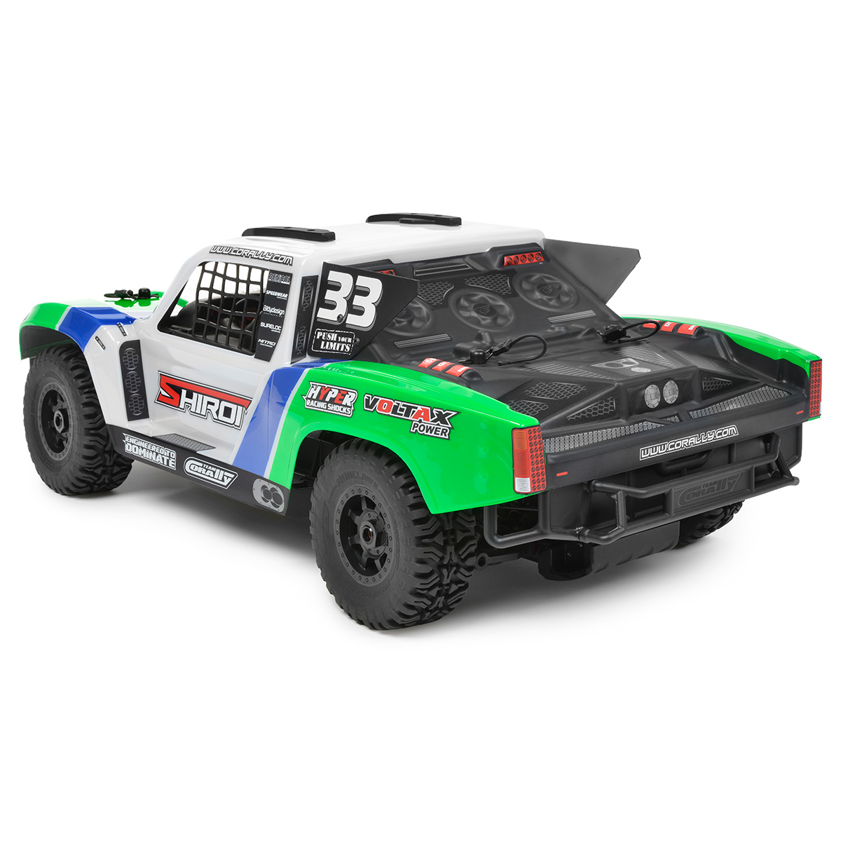 Shiroi XP6 1/8 6S Short Course Truck, RTR Version, Green view 2