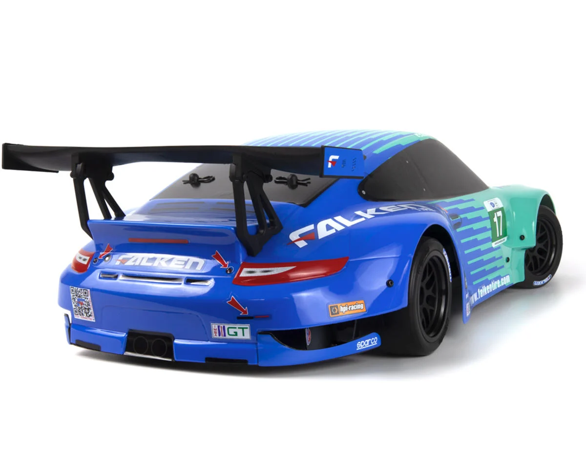 1/10 Electric Sport 3 Porsche 911 GT3 RSR Falken view 2