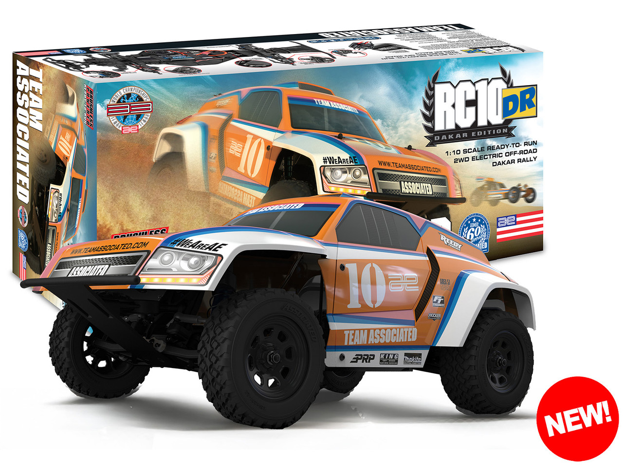 RC10DR Dakar Edition RTR view 2