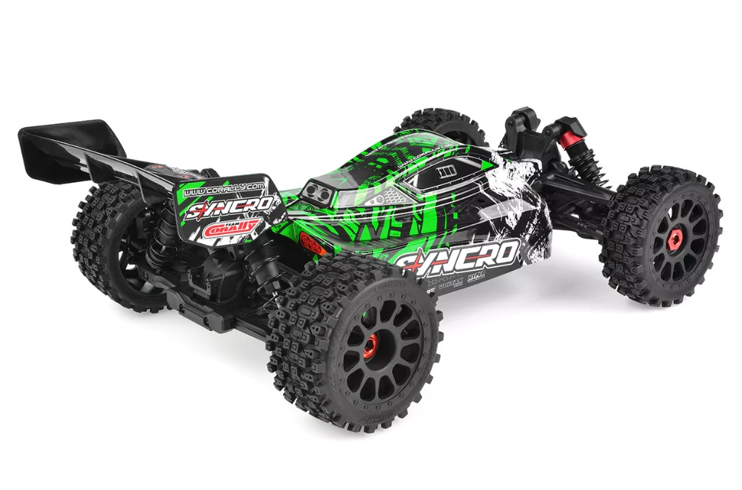 Syncro 2WD 1/8 3-4S Brushless Off Road Buggy, RTR, Green view 2