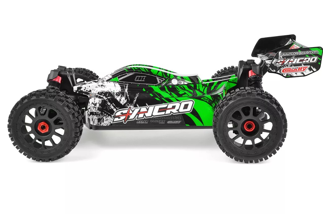 Syncro 2WD 1/8 3-4S Brushless Off Road Buggy, RTR, Green view 3