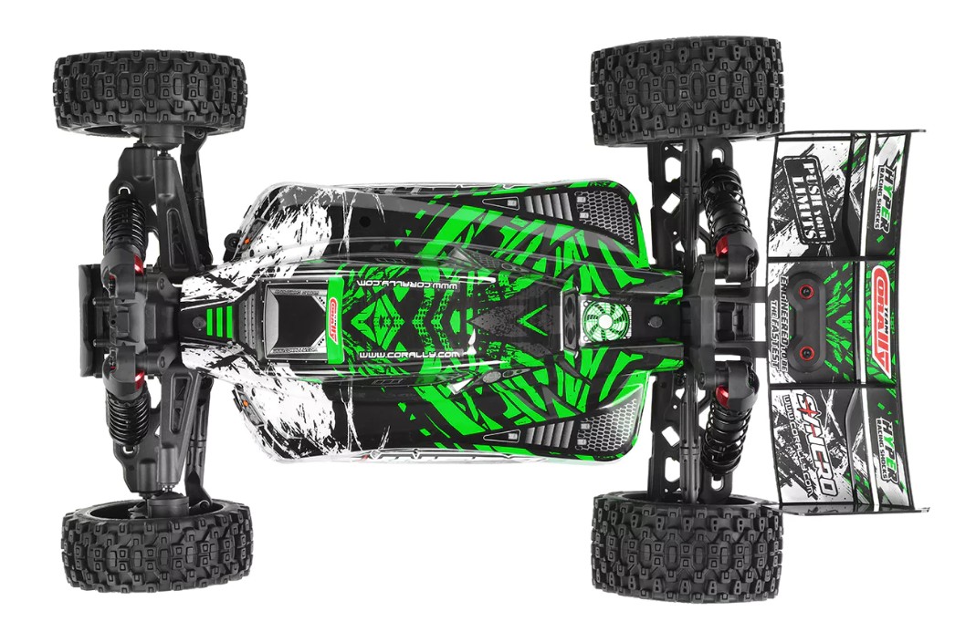 Syncro 2WD 1/8 3-4S Brushless Off Road Buggy, RTR, Green view 4