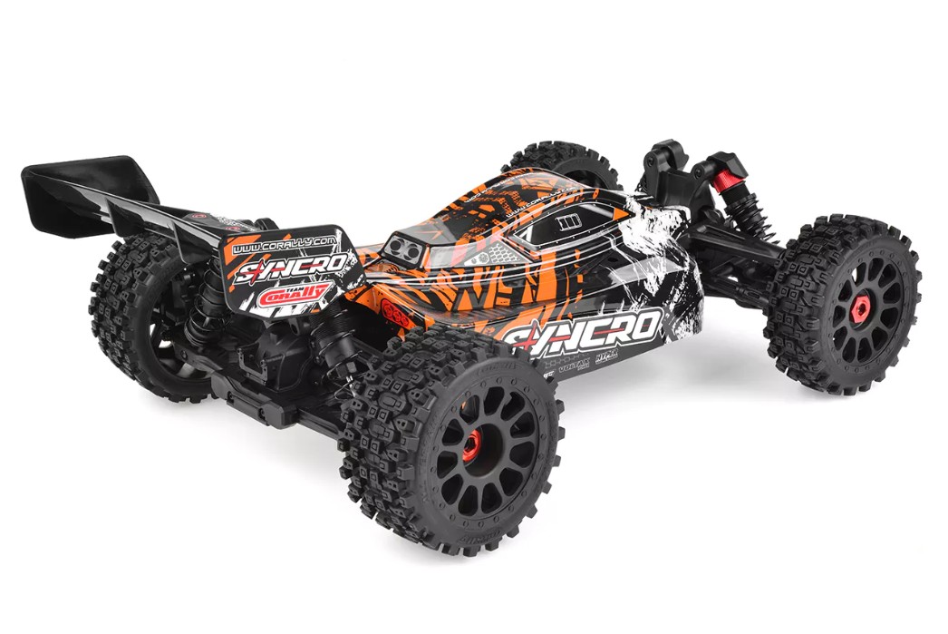 Syncro 2WD 1/8 3-4S Brushless Off Road Buggy, RTR, Orange view 4