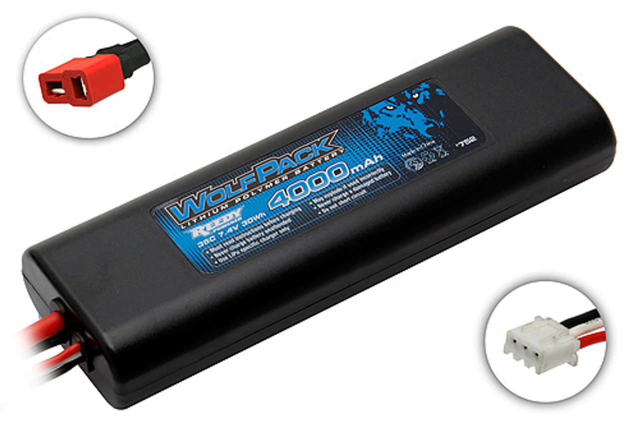 Reedy WolfPack LiPo 4000mAh 35C 7.4V Battery Pack