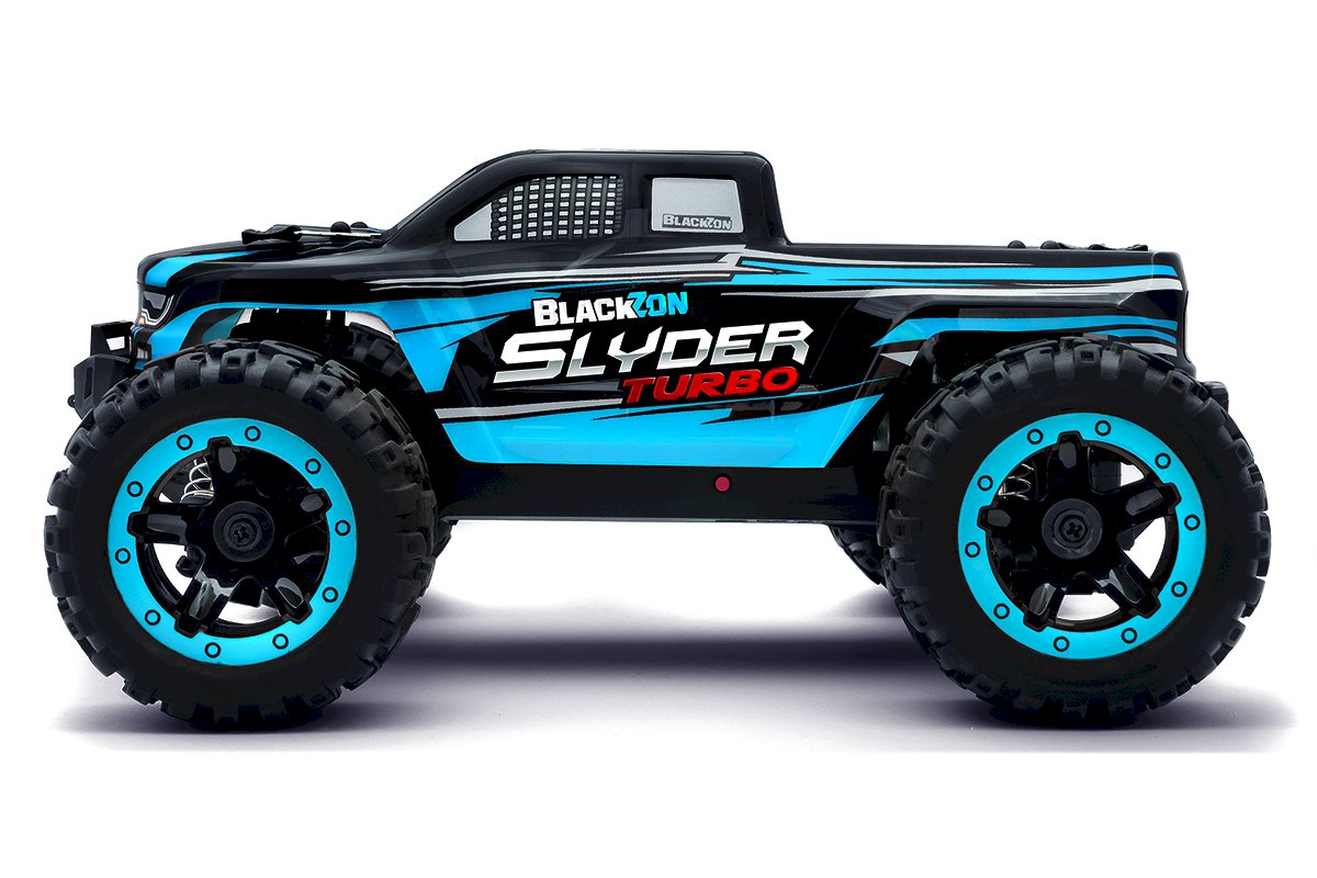 Slyder MT Turbo 1/16 4WD 2S Brushless Monster Truck - Blue view 2