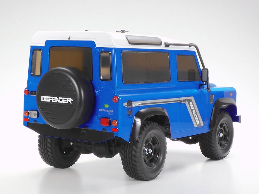 1/10 RC 1990 Land Rover Defender 90 Pre-Painted Truck Kit, w/ CC-02 Chassis view 2