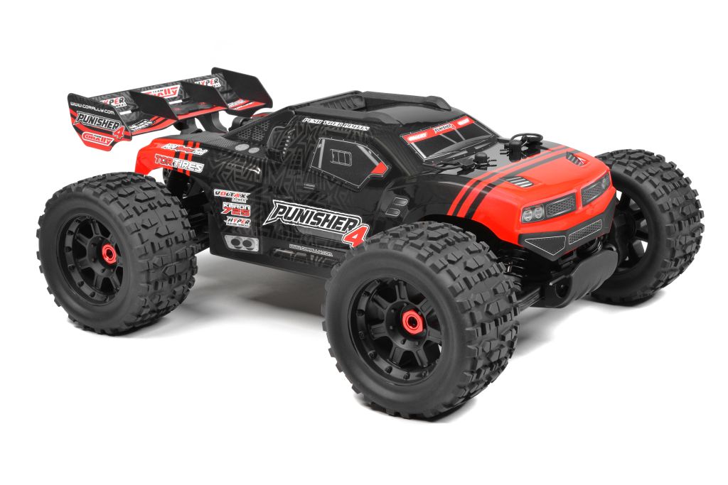 Punisher 4S Monster Truck RTR Version, Red view 2