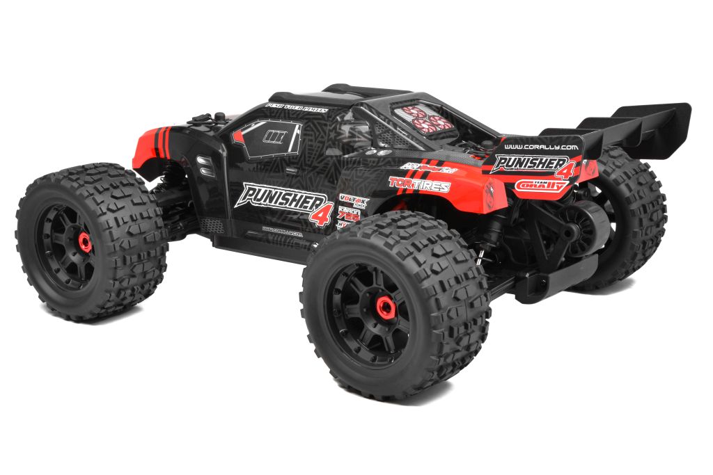 Punisher 4S Monster Truck RTR Version, Red view 3