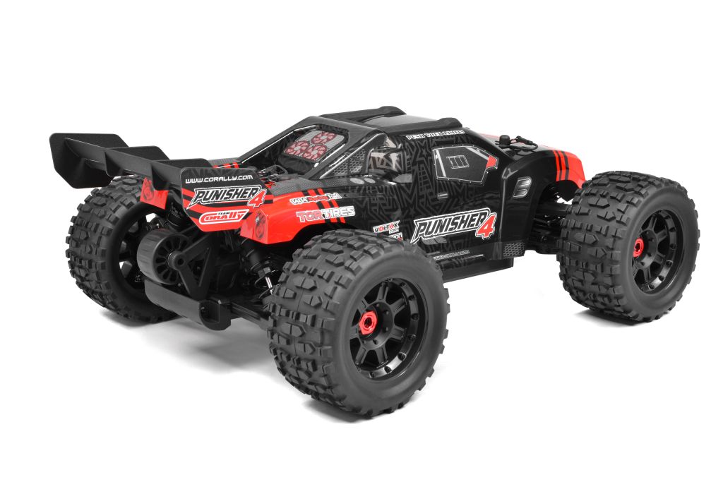 Punisher 4S Monster Truck RTR Version, Red view 4