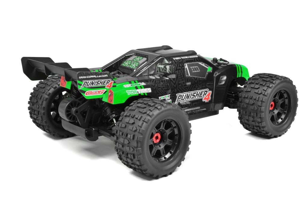 Punisher 4S Monster Truck RTR Version, Green view 4