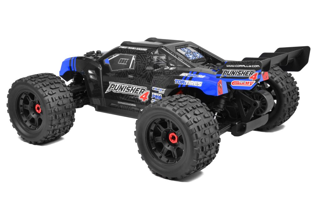 Punisher 4S Monster Truck RTR Version, Blue view 3