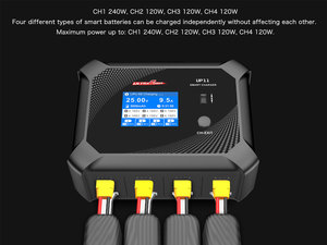 UP11 AC 240W / DC 600W 4-Port Multi-Chemistry AC/DC Charger view 3