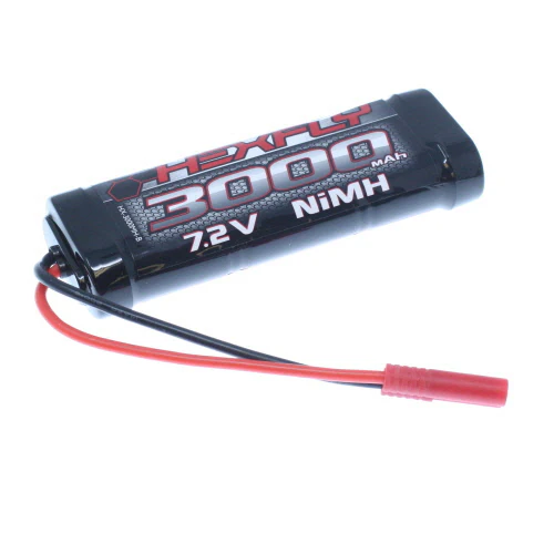 HexFly 6 cell 7.2V 3000mAh NiMH Battery(Banana Connector)(1pc)