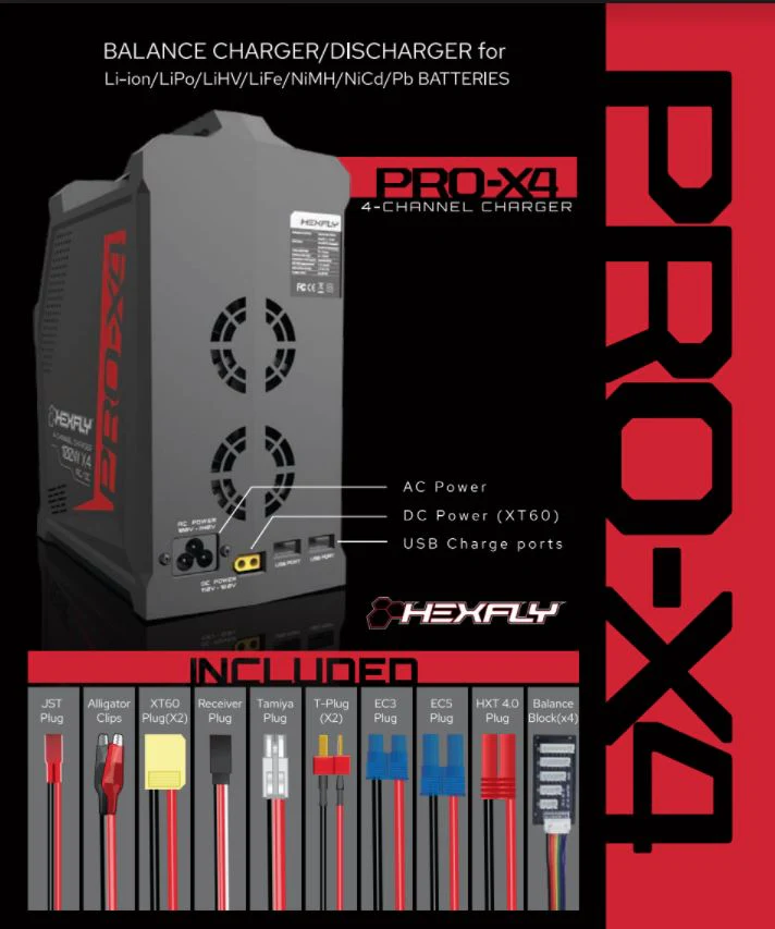 Hexfly Pro X4 Charger view 3