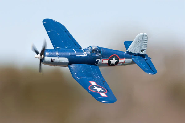 F4U Corsair Jolly Rogers Micro RTF Airplane with PASS (Pilot Assist Stability Software) System view 2