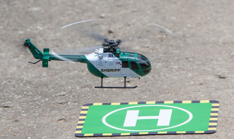 Hero-Copter, 4-Blade RTF Helicopter; Sheriff view 2