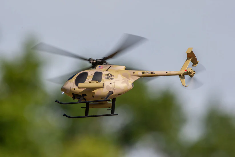 Hero-Copter Military, 4-Blade RTF Heli; Army view 2