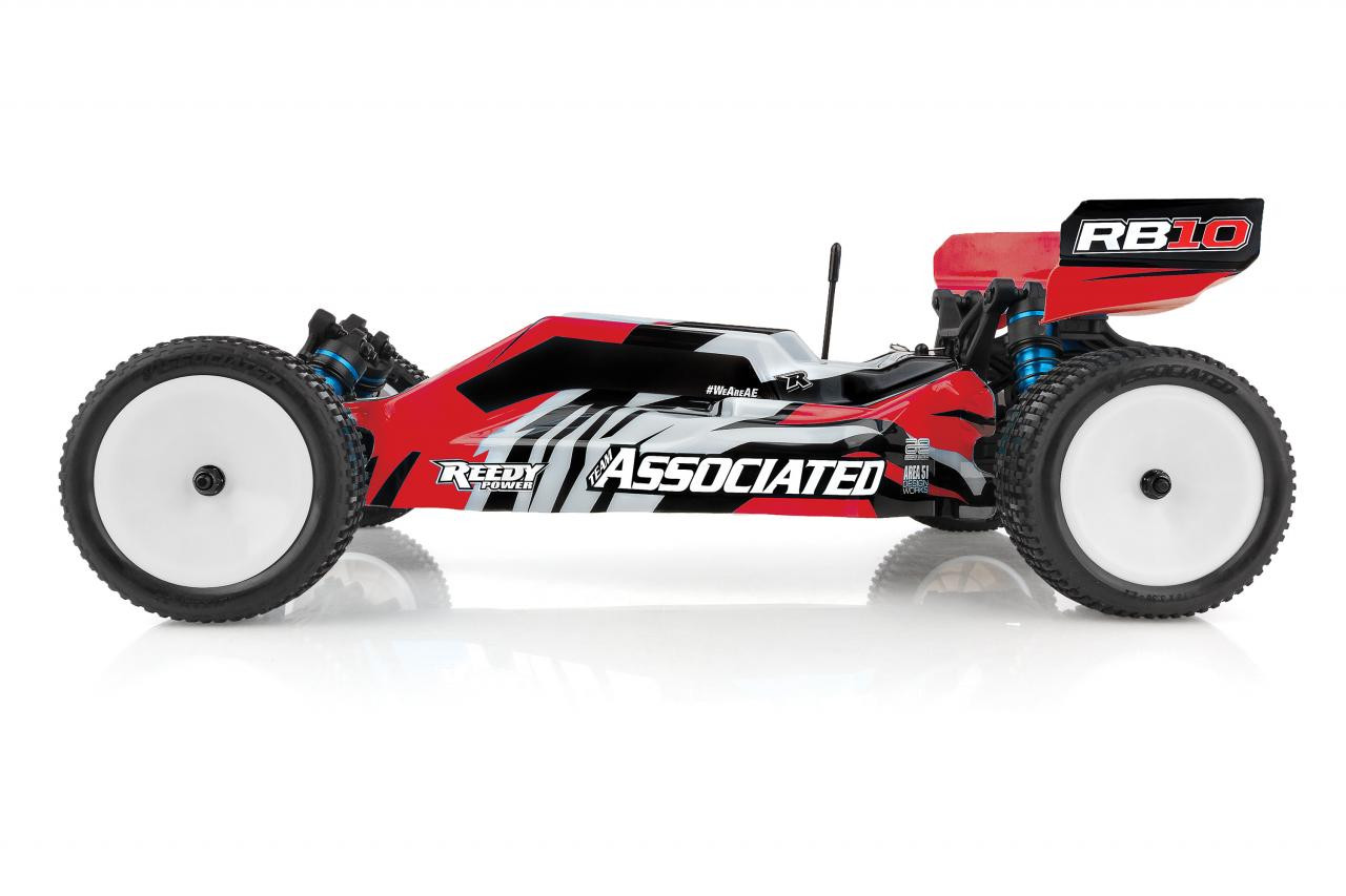 RB10 1/10 Electric Off-Road 2wd Buggy RTR w/LiPo Battery & Charger, Red - Combo view 2