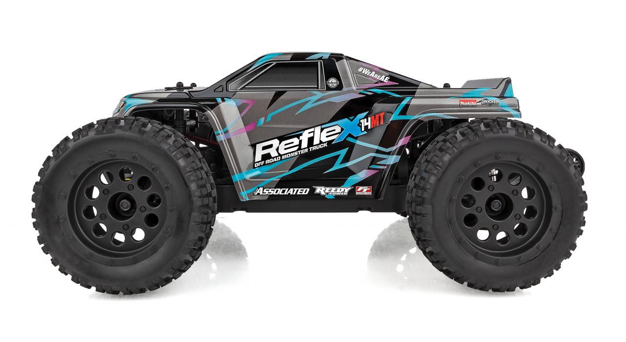 Reflex 14MT RTR, Blue &amp; Purple LiPo Combo view 3