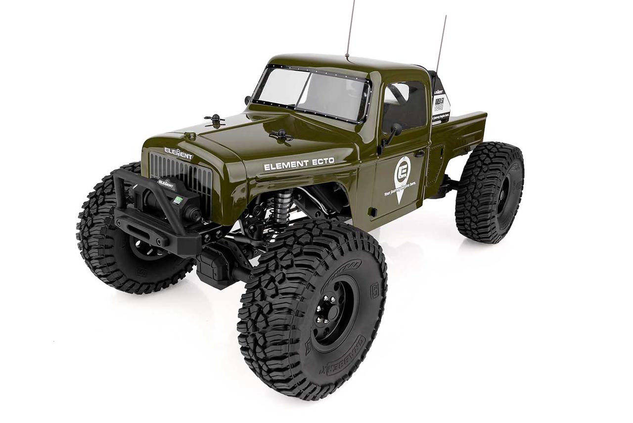 Enduro Ecto 1/10 Trail Truck, Green, RTR Combo w/ Battery & Charger