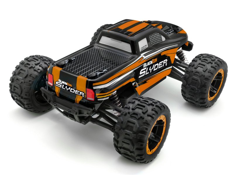 Slyder MT 1/16 4WD Electric Monster Truck - Orange view 4