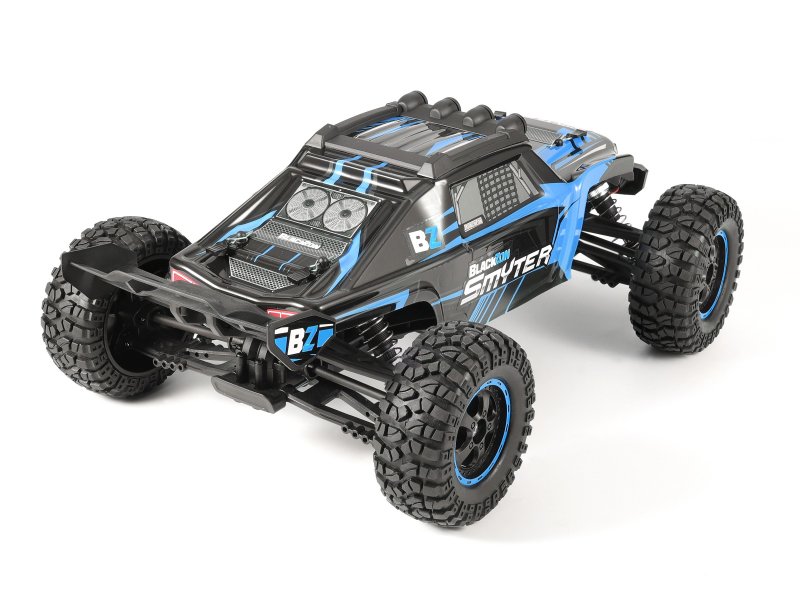 Smyter 1/12 4WD Electric Desert Truck - RTR - Blue view 4