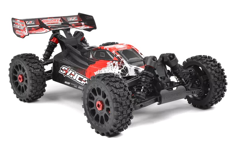 Syncro-4 1/8 4S Brushless Off Road Buggy, RTR, Red view 2