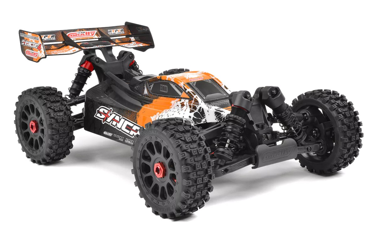 Syncro-4 1/8 4S Brushless Off Road Buggy, RTR, Orange view 2