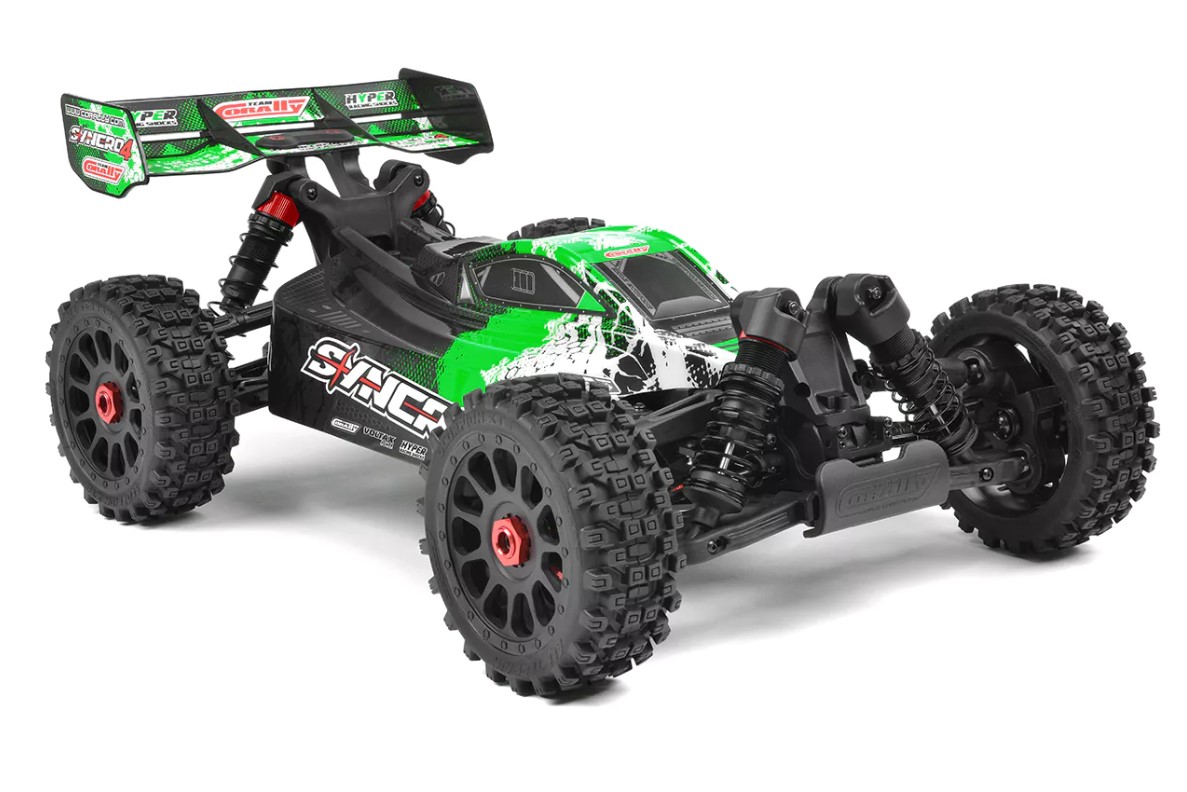 Syncro-4 1/8 4S Brushless Off Road Buggy, RTR, Green view 3
