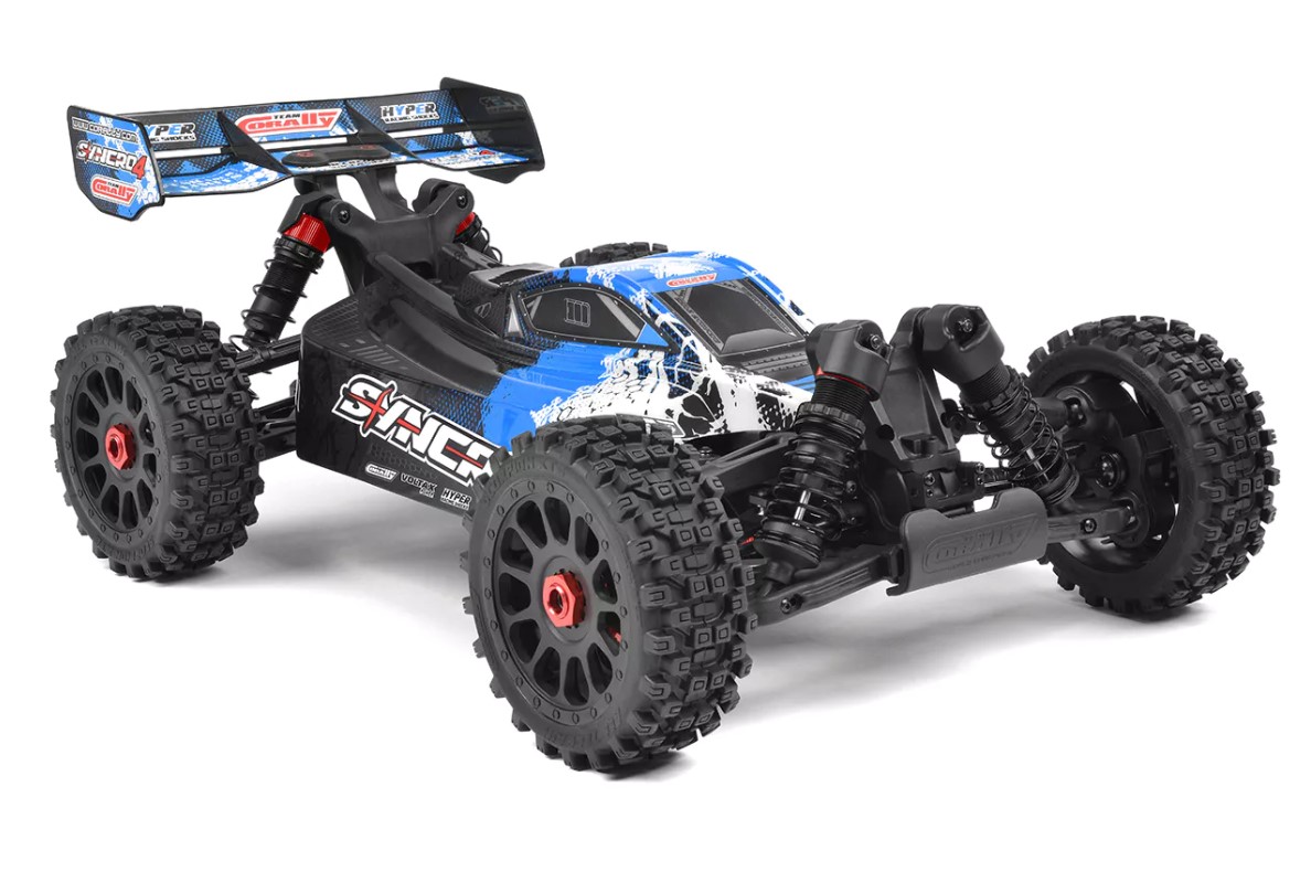 Syncro-4 1/8 4S Brushless Off Road Buggy, RTR, Blue view 2