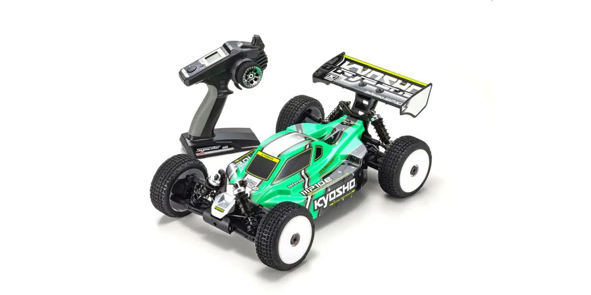 1/8 4WD Inferno MP10e Racing Buggy Green, Readyset view 2