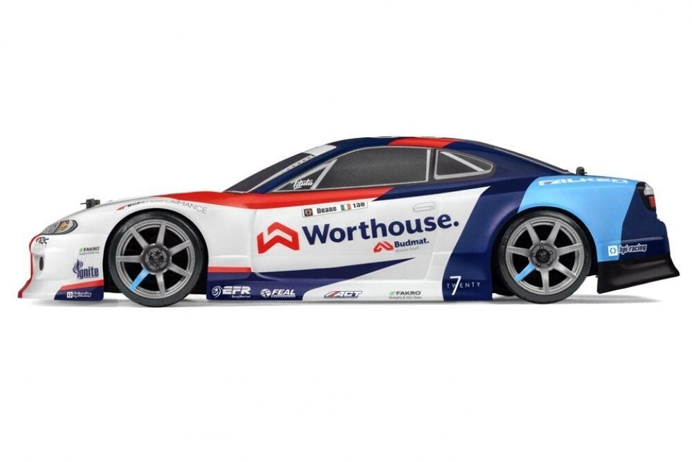 RS4 Sport 3 Drift Team Worthouse James Deane Nissan Silvia S15, Ready To Run with Battery &amp; Charger view 2