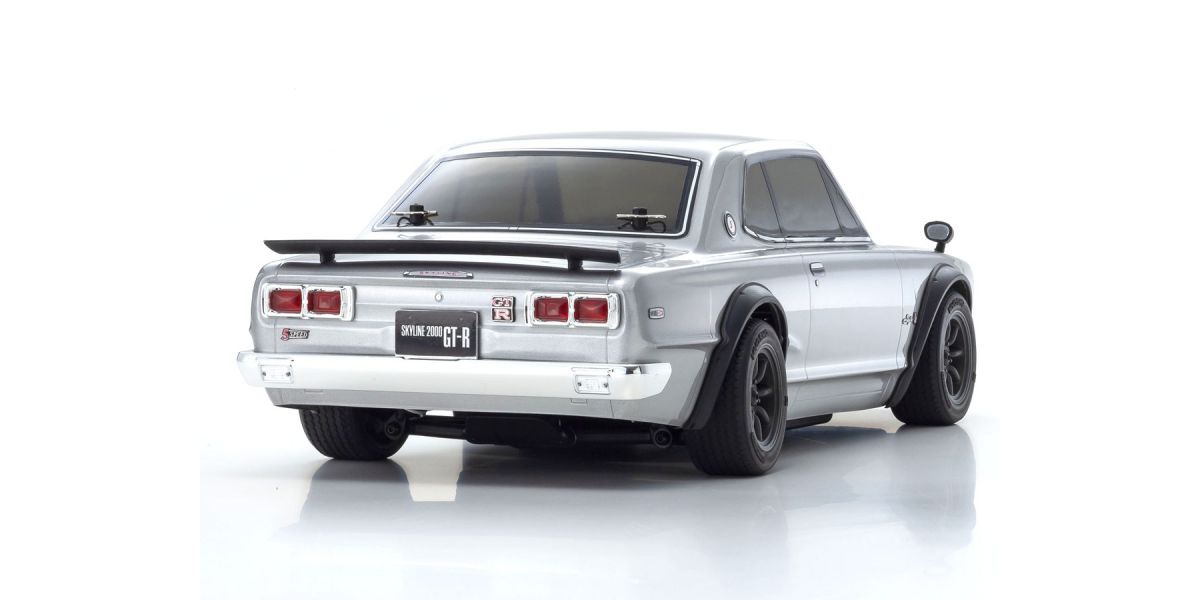 1/10 EP 4WD Fazer Mk2 FZ02 Nissan Skyline 2000GT-R (KPGC10), ReadySet, Tuned Version, Silver view 2