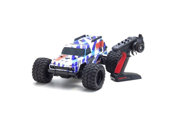 1980 Mad Wagon 1/10 4WD RTR Brushless Monster Truck, Blue