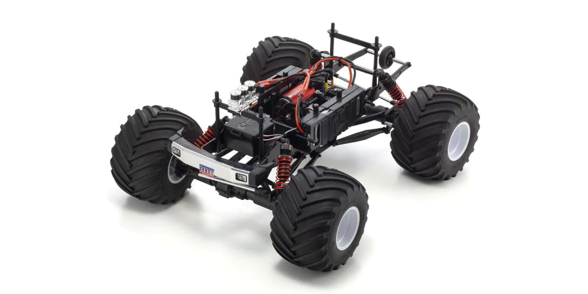 1/8 Scale Radio Controlled Brushless Motor Powered 4WD Monster Truck USA-1 VE readyset w/KT-231P+ view 4