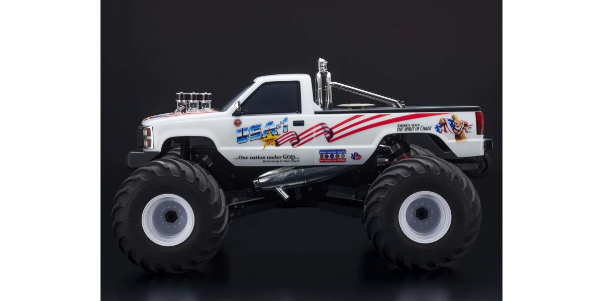 USA 1 Nitro 1/8 Scale Radio Controlled Monster Truck w/ .25 Engine view 3