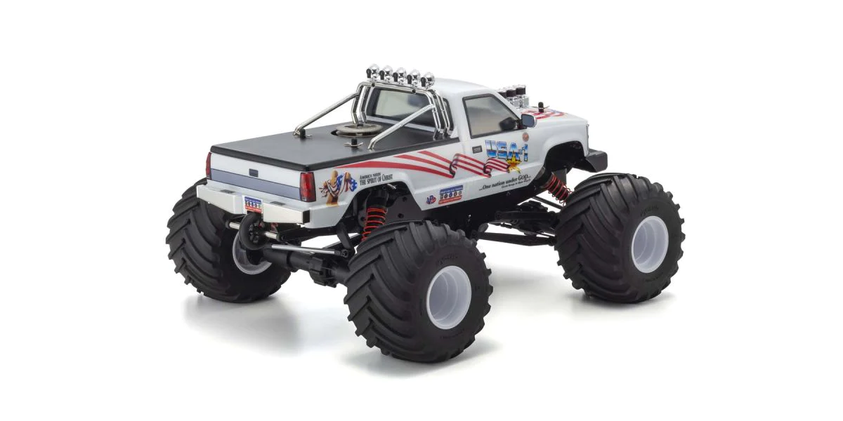 USA 1 Nitro 1/8 Scale Radio Controlled Monster Truck w/ .25 Engine view 4