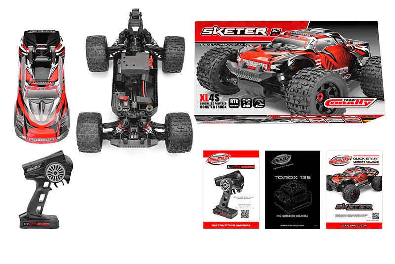 Sketer XP 1/10 4WD 4S Brushless RTR Monster Truck view 5