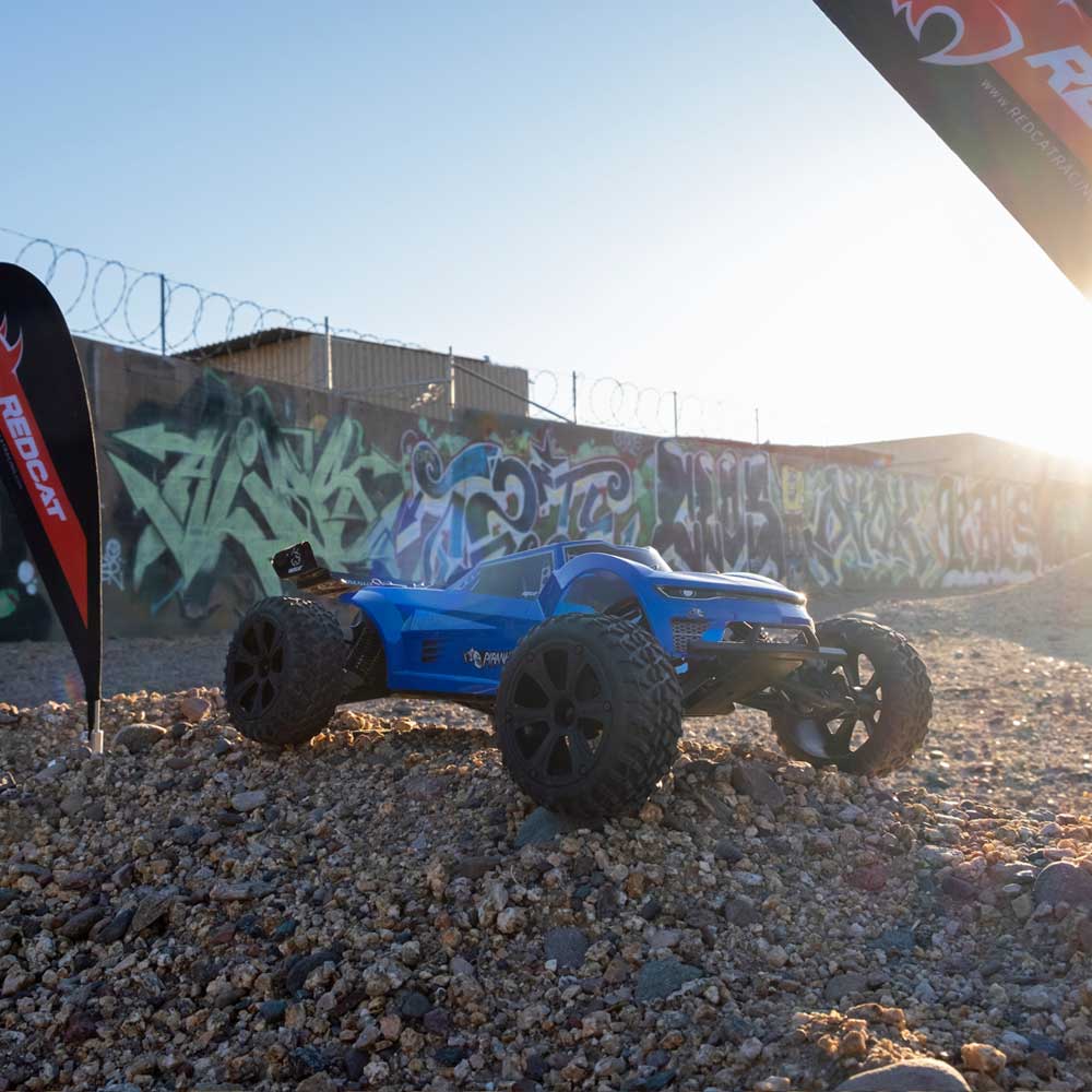 Redcat Piranha TR10 RC Car - 1:10 Brushed 2WD Electric Truggy view 4
