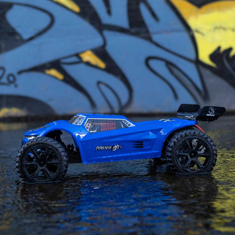 Redcat Piranha TR10 RC Car - 1:10 Brushed 2WD Electric Truggy view 6