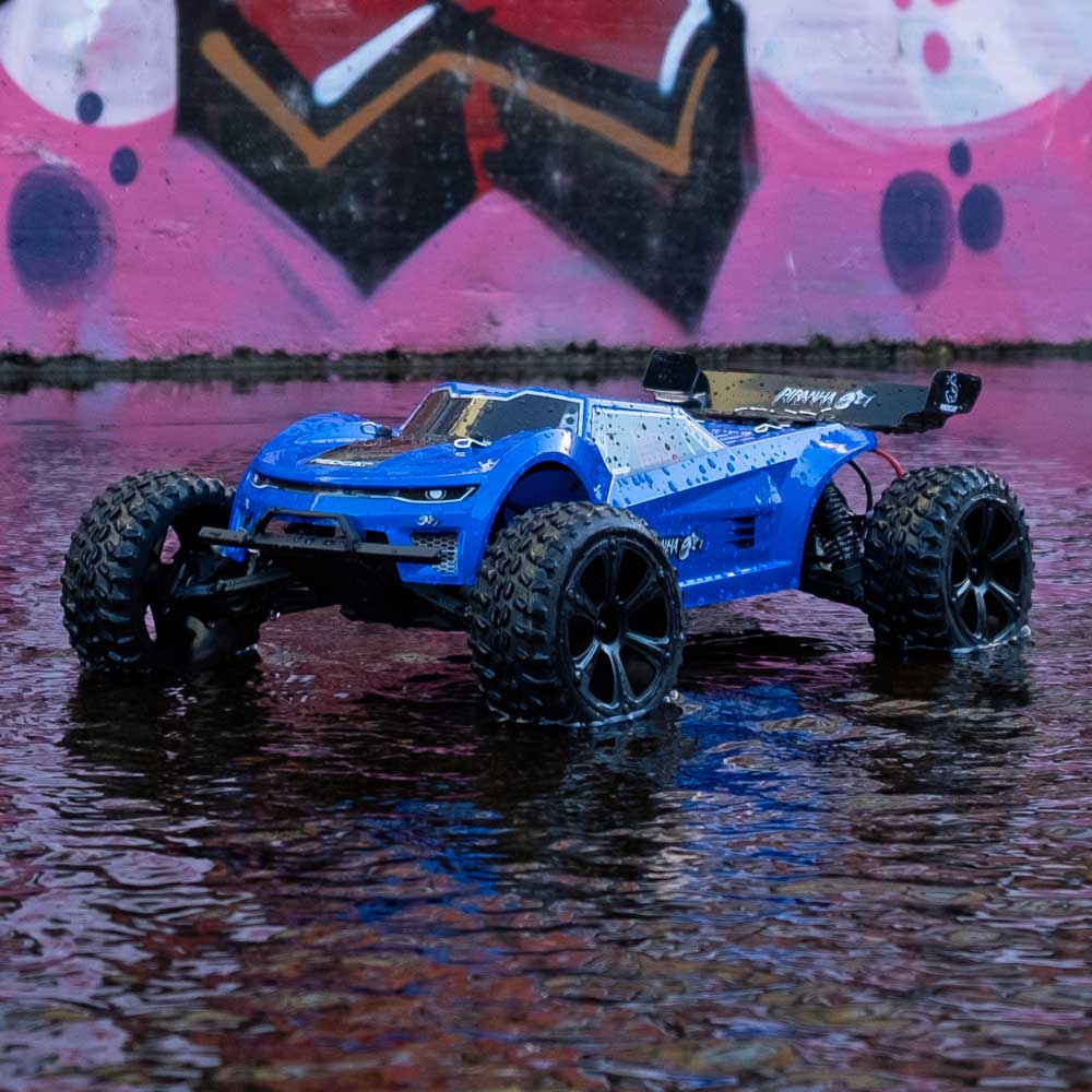 Redcat Piranha TR10 RC Car - 1:10 Brushed 2WD Electric Truggy view 14