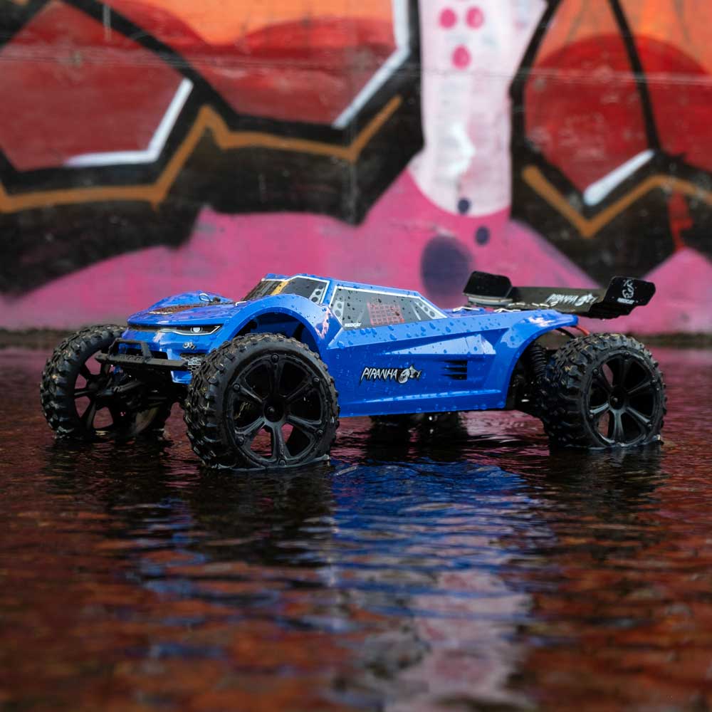 Redcat Piranha TR10 RC Car - 1:10 Brushed 2WD Electric Truggy view 16