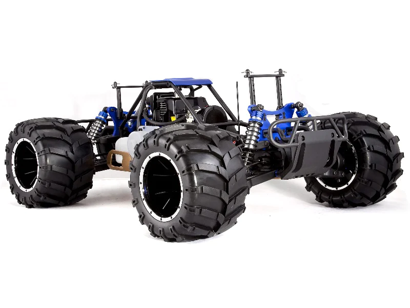 Rampage MT V3 RC Monster Truck - 1:5 Gas Powered Monster Truck - ORANGE-FLAME view 6
