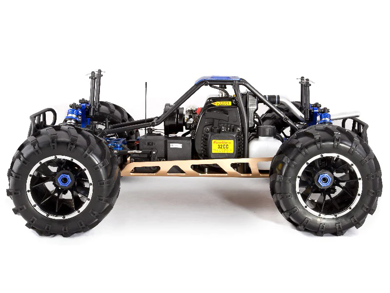 Rampage MT V3 RC Monster Truck - 1:5 Gas Powered Monster Truck - ORANGE-FLAME view 10