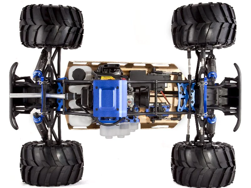 Rampage MT V3 RC Monster Truck - 1:5 Gas Powered Monster Truck - ORANGE-FLAME view 11