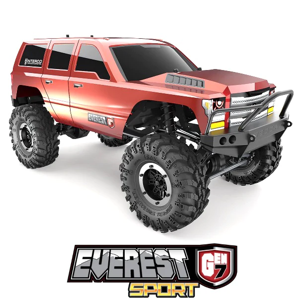 Redcat Everest Gen7 Sport RC Crawler - 1:10 Brushed Rock Crawler -  RED